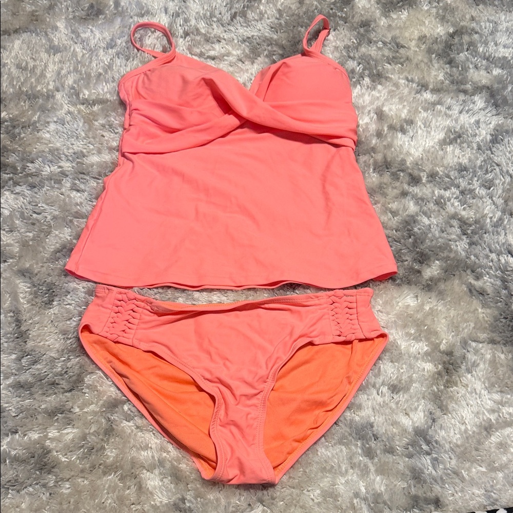 Catalina Coral and Orange Swim Set